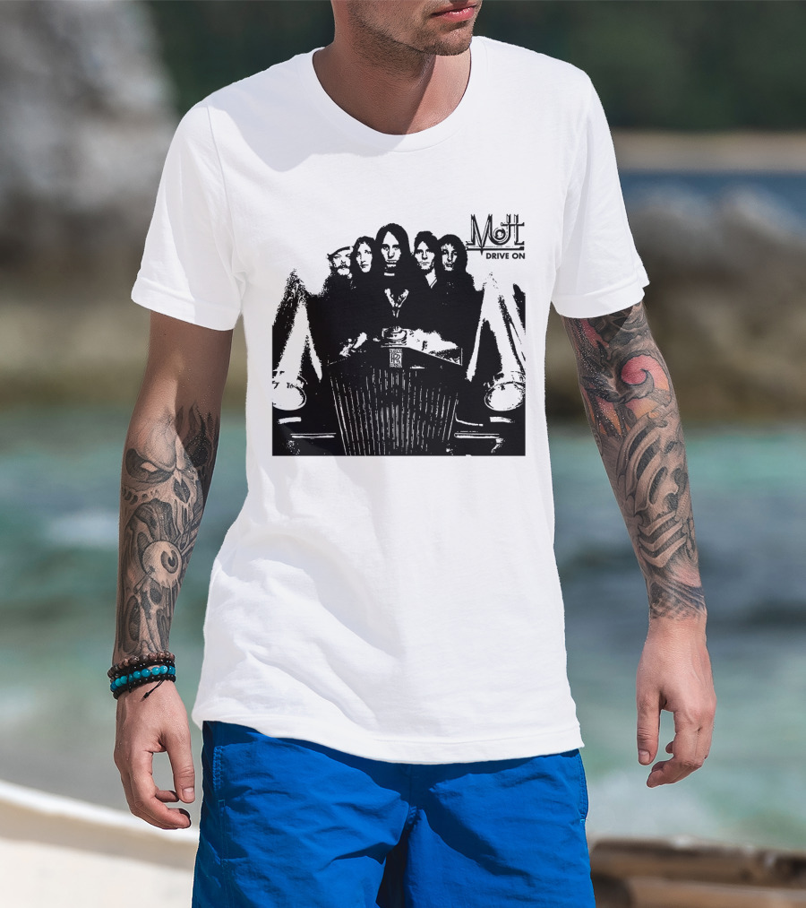 Mott Drive On Band With Rolls-Royce Front T-Shirt