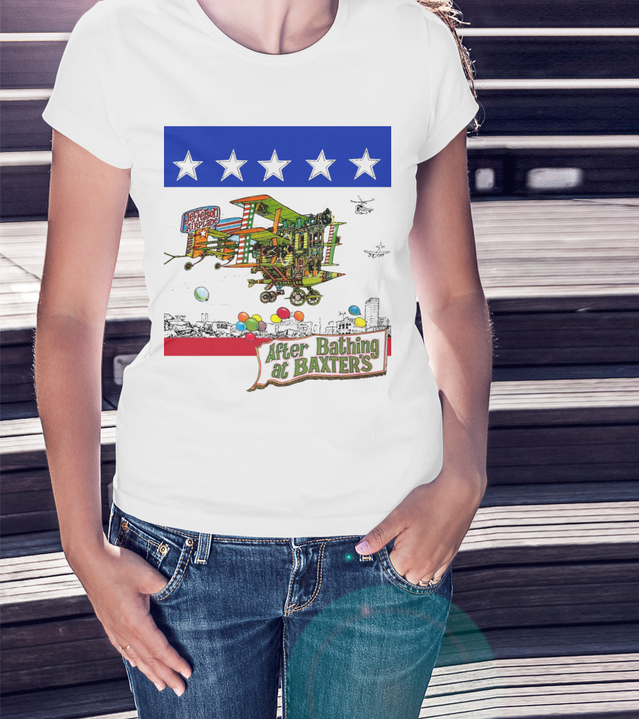 Jefferson Airplane After Bathing At Baxter's Vintage Artwork T-Shirt