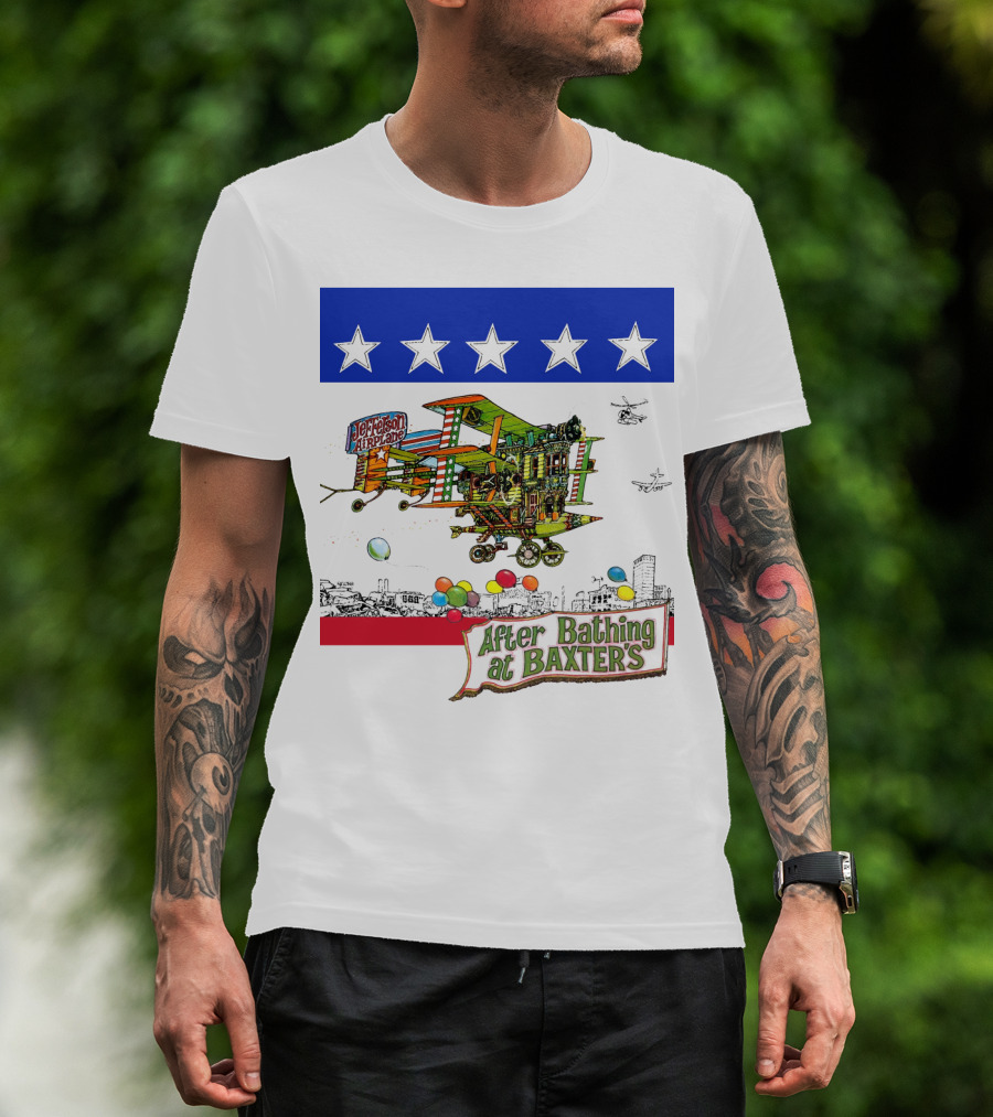 Jefferson Airplane After Bathing At Baxter's Vintage Artwork T-Shirt