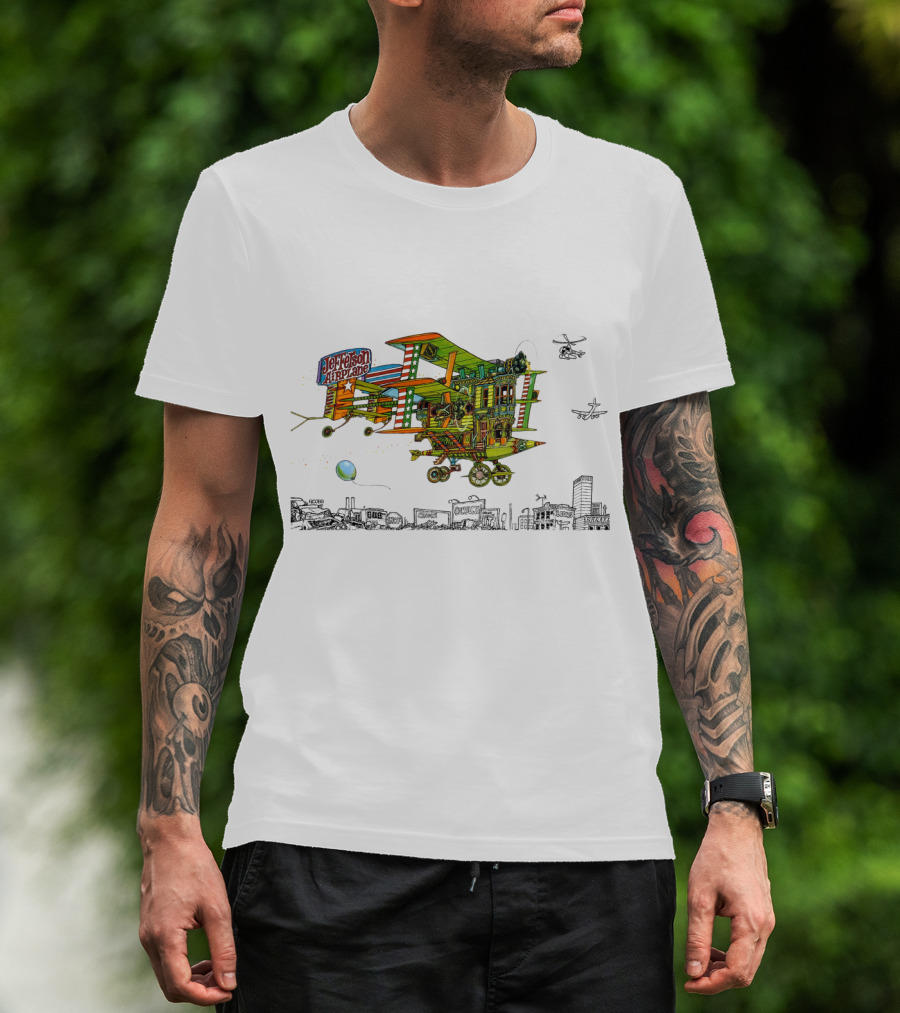 Jefferson Airplane Psychedelic Band Artwork T-Shirt
