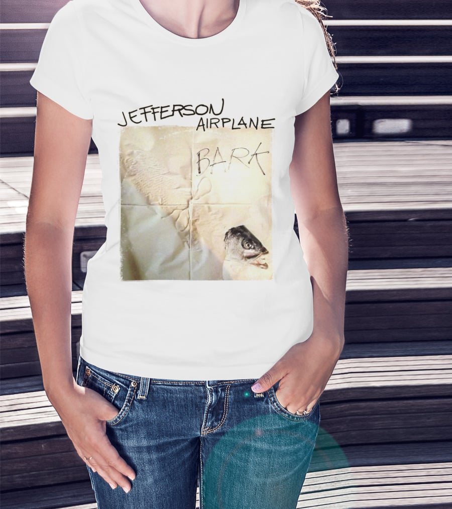 Jefferson Airplane Bark Fish Cover T-Shirt