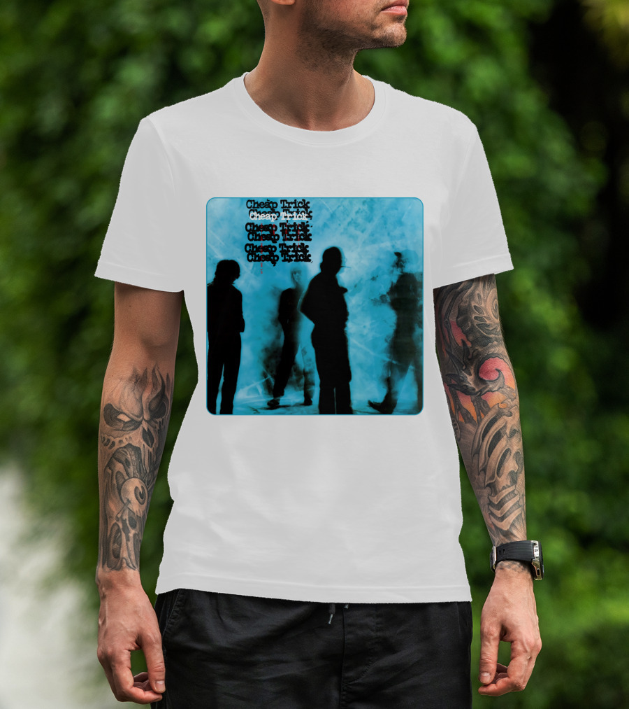Cheap Trick Silhouettes Blue T-Shirt