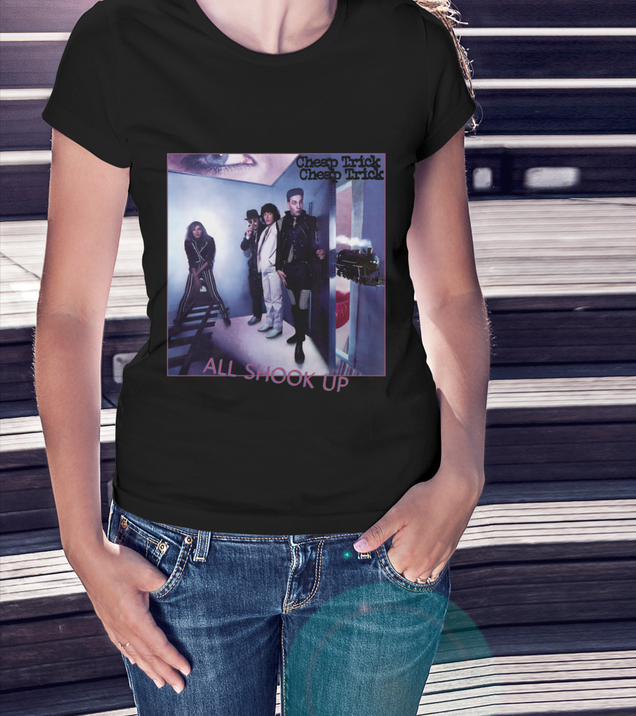 Cheap Trick All Shook Up Album Cover T-Shirt