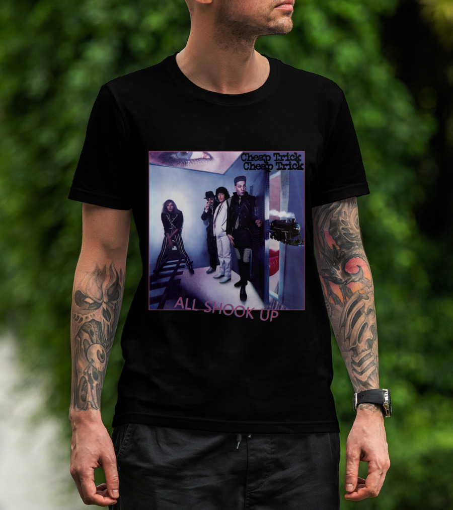 Cheap Trick All Shook Up Album Cover T-Shirt