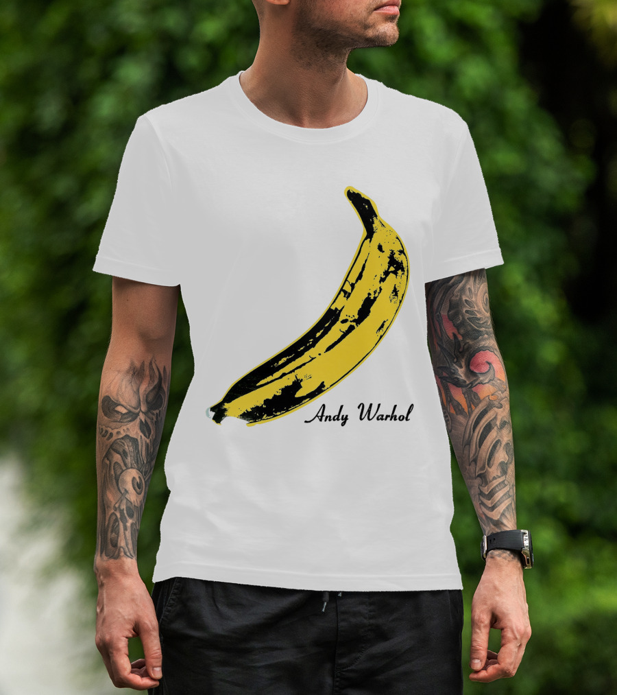 Andy Warhol Banana Art Tvu T-Shirt