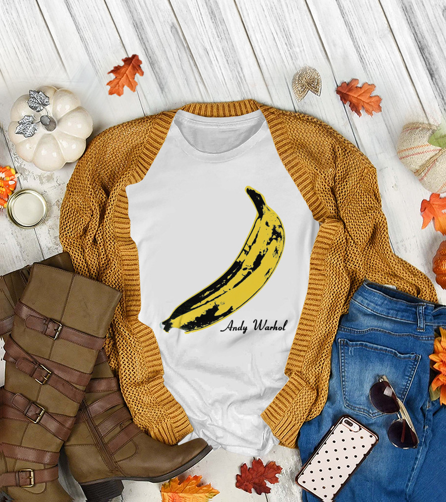 Andy Warhol Banana Art Tvu T-Shirt