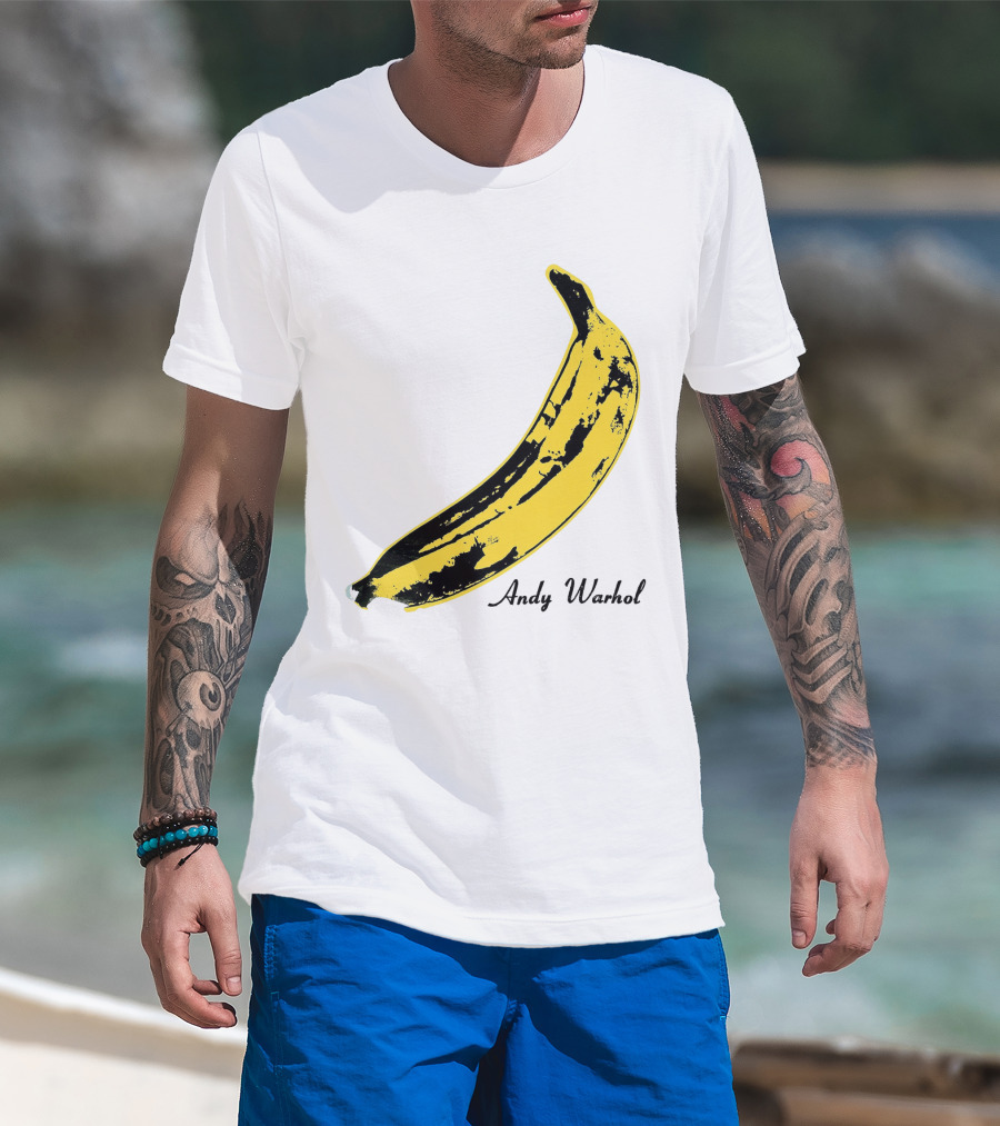 Andy Warhol Banana Art Tvu T-Shirt