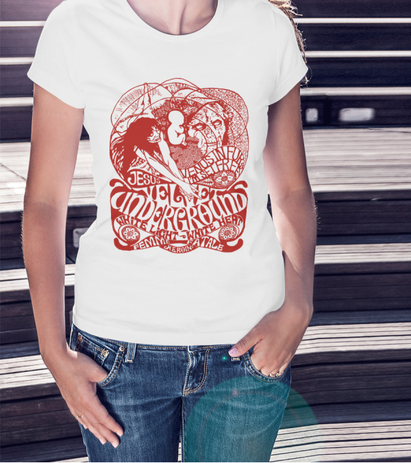 Velvet Underground White Light White Heat Femme Fatale Jesus T-Shirt