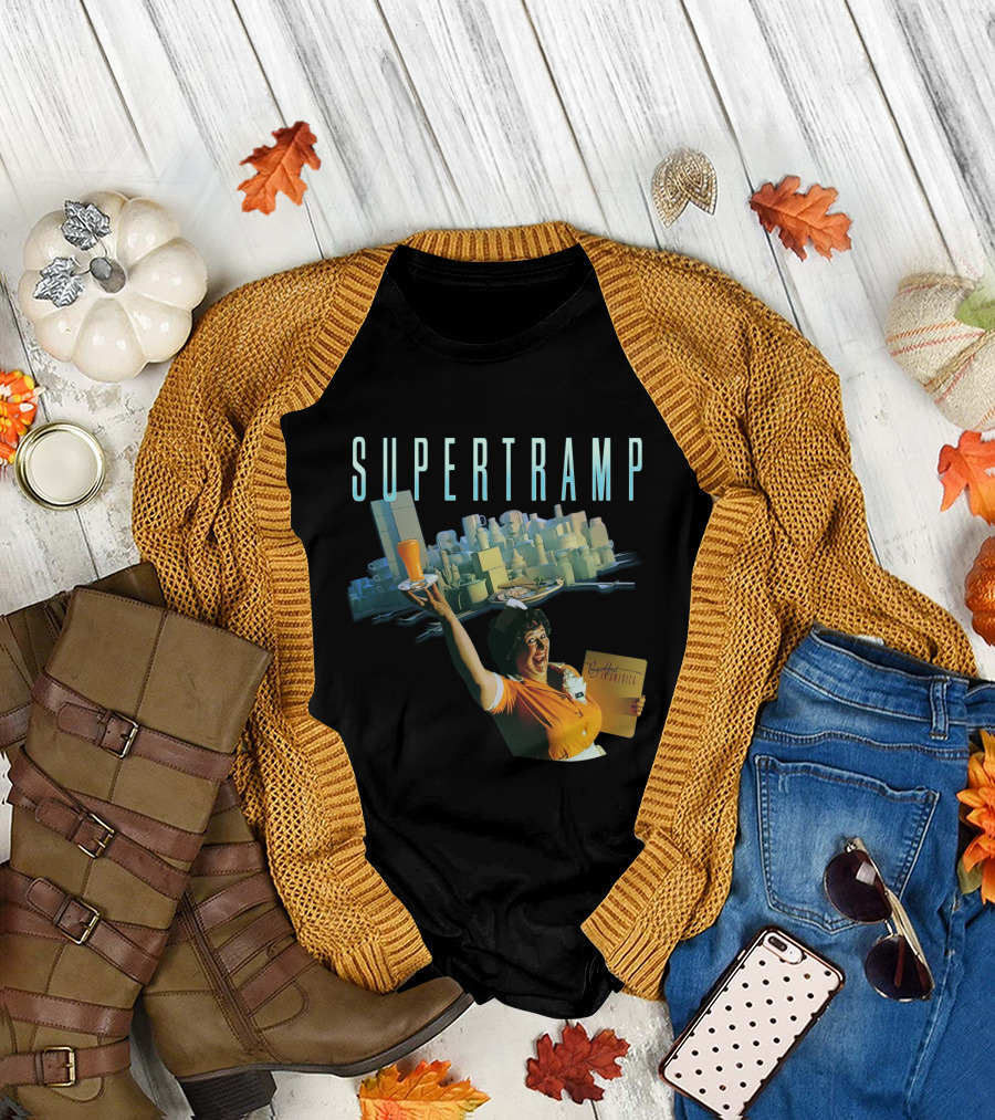 Supertramp Breakfast In America Waitress Album Cover T-Shirt