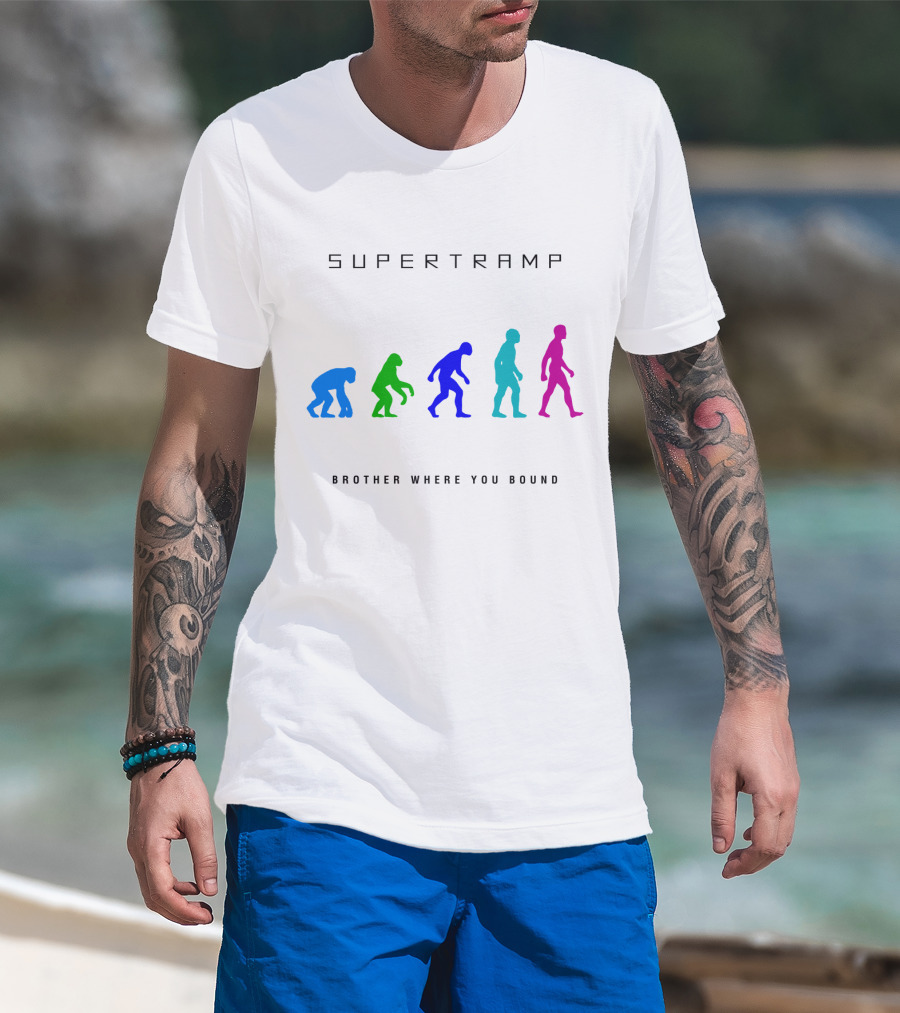 Supertramp Brother Where You Bound Evolution Sequence T-Shirt