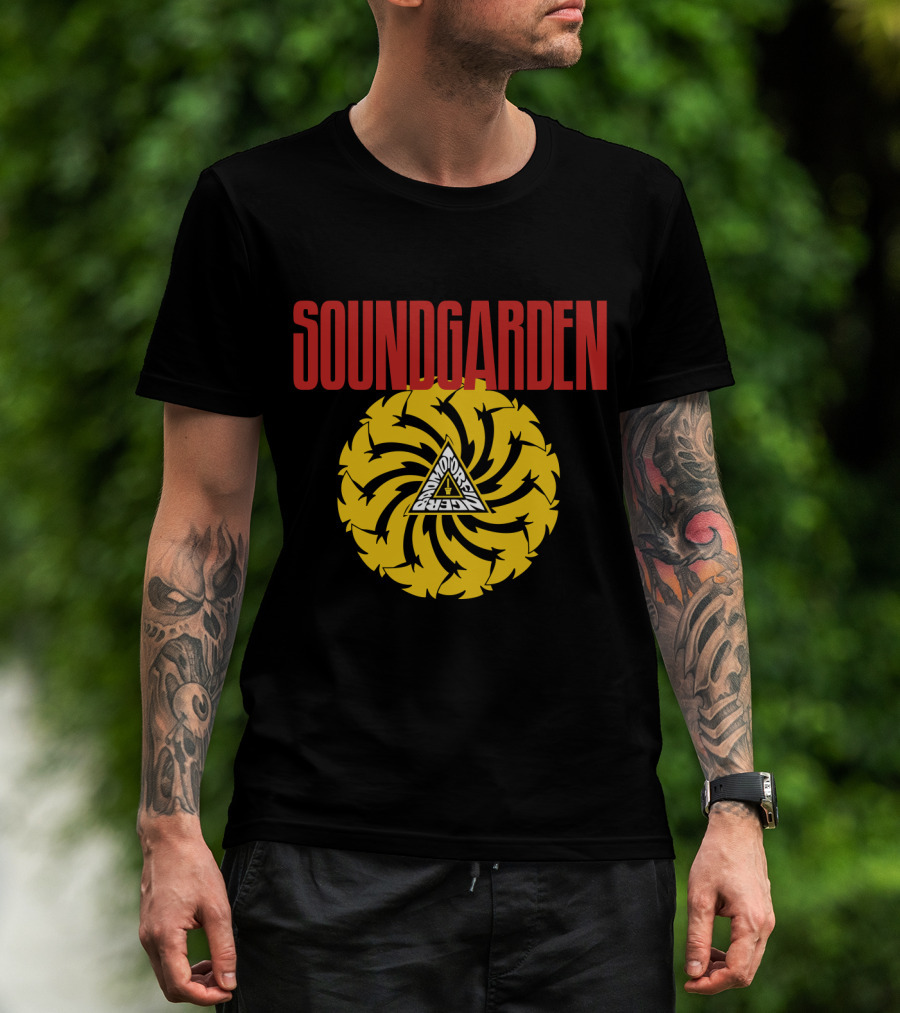 Soundgarden Yellow Spiral T-Shirt