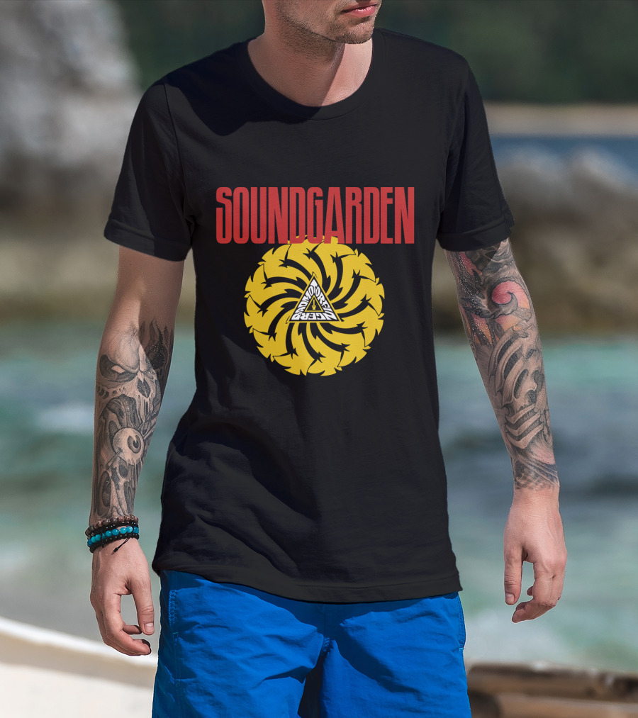 Soundgarden Yellow Spiral T-Shirt