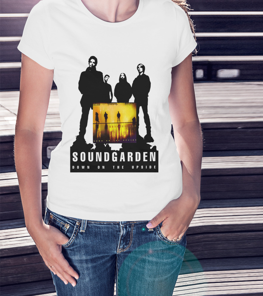 Soundgarden Down On The Upside Album Silhouette Artwork T-Shirt