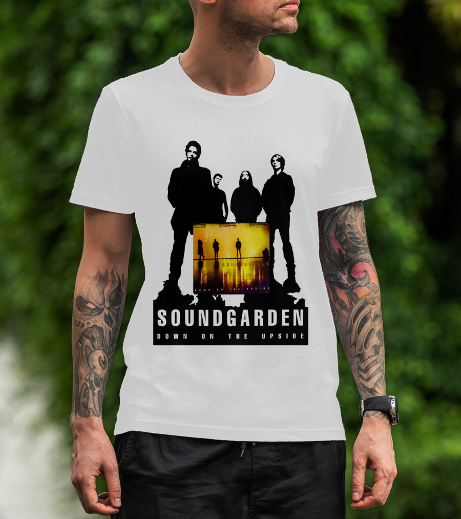Soundgarden Down On The Upside Album Silhouette Artwork T-Shirt