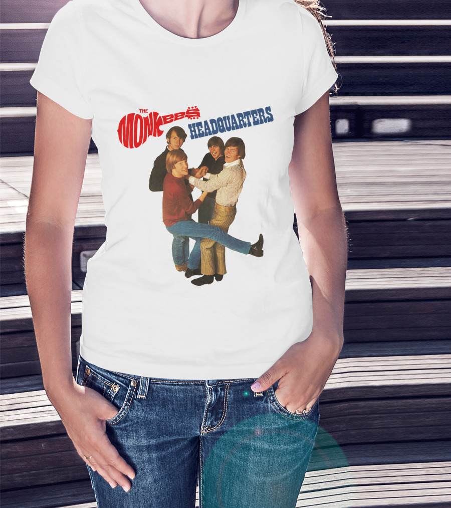The Monkees Headquarters Album Cover Group Photo T-Shirt