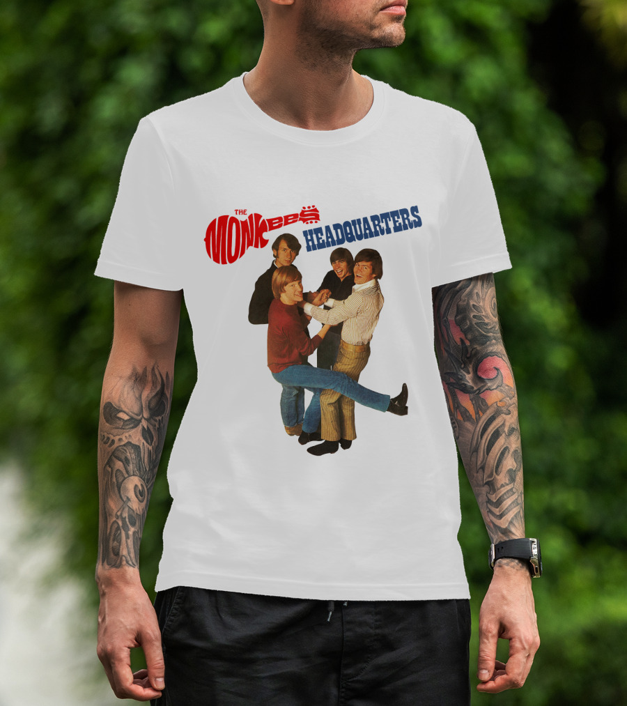 The Monkees Headquarters Album Cover Group Photo T-Shirt