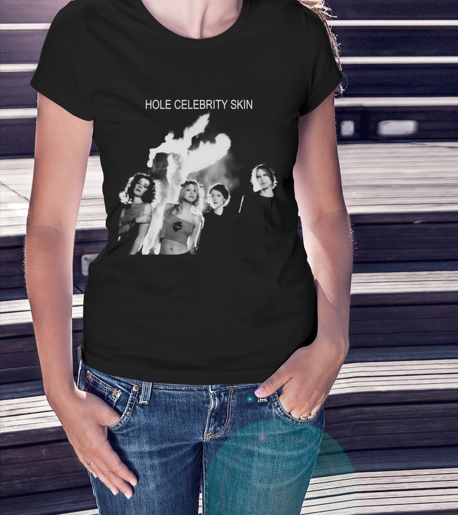 Hole Celebrity Skin T-Shirt