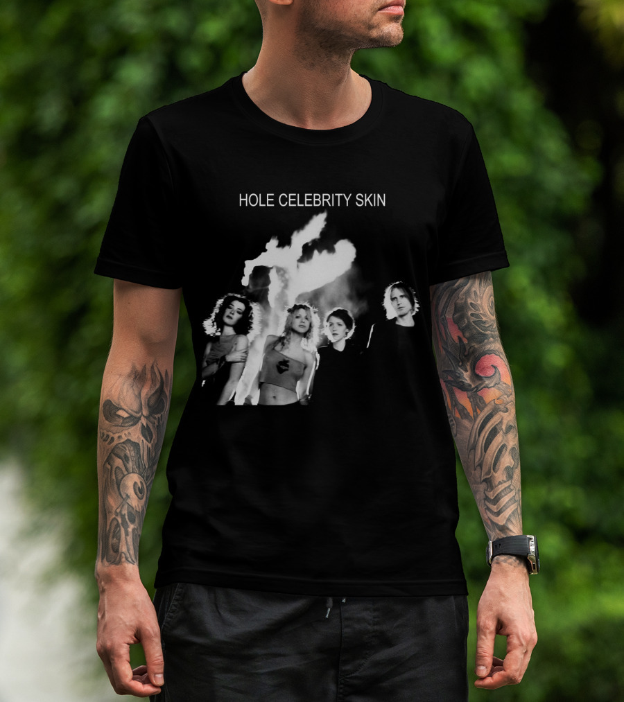 Hole Celebrity Skin T-Shirt