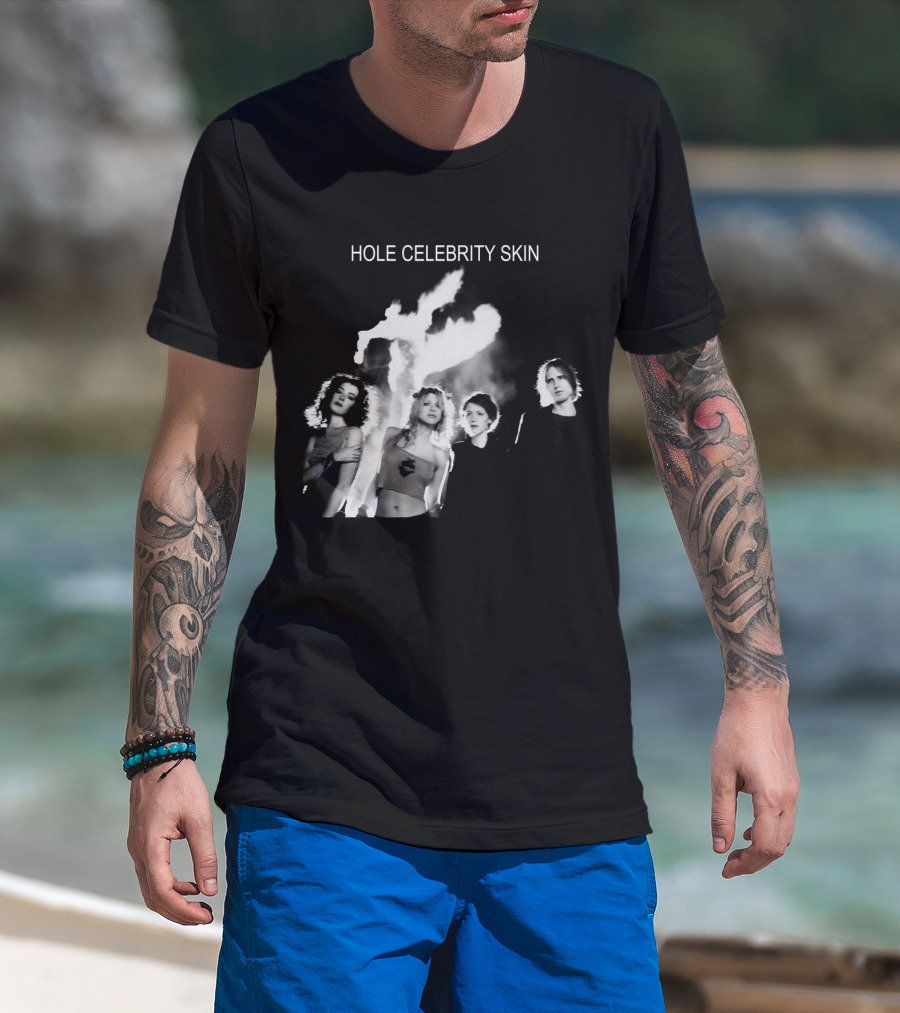Hole Celebrity Skin T-Shirt