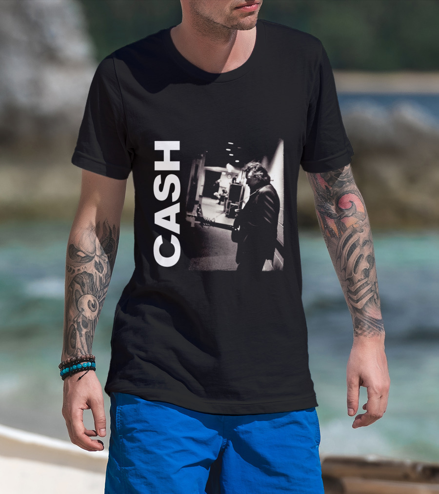 Cash Backstage Guitar Icon Mood T-Shirt