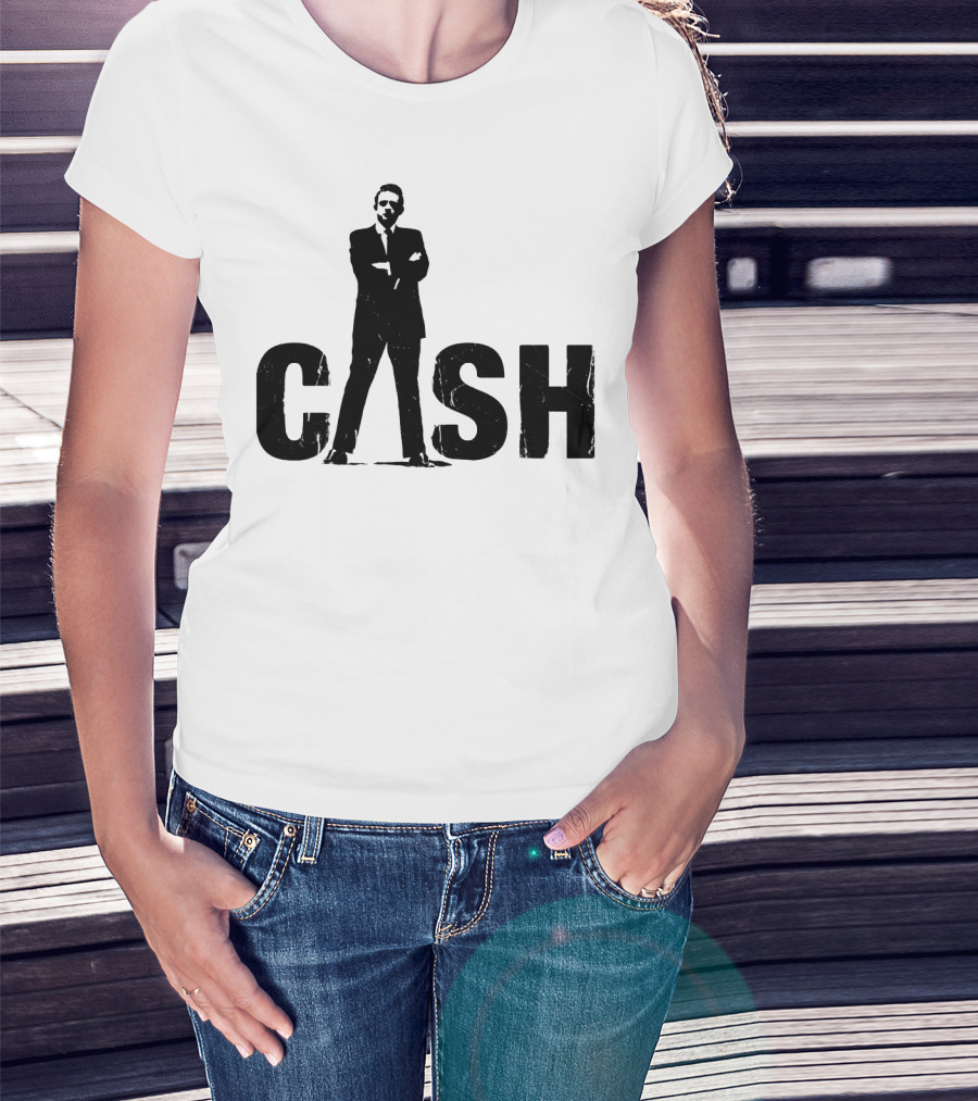Cash Silhouette Icon Standing Tall T-Shirt