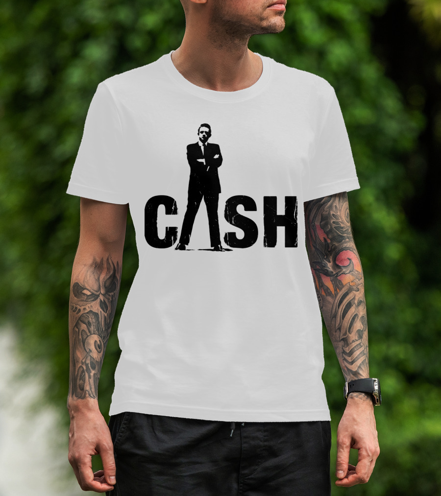 Cash Silhouette Icon Standing Tall T-Shirt