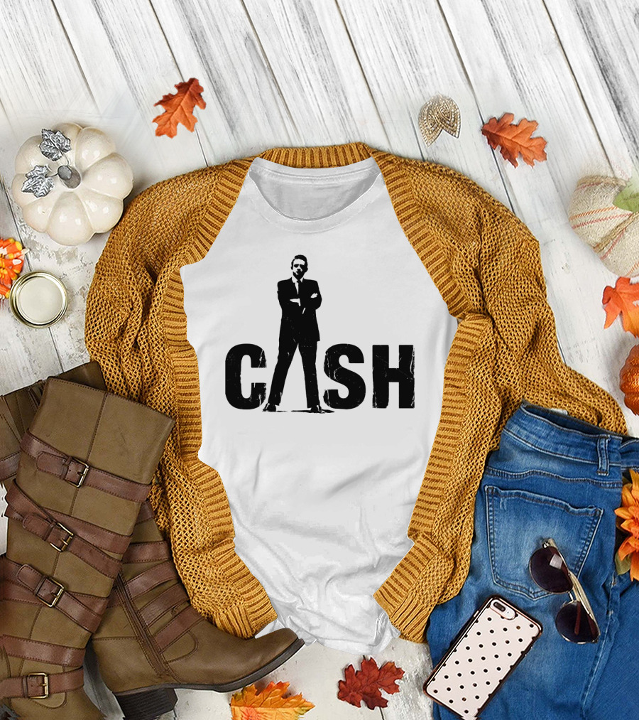 Cash Silhouette Icon Standing Tall T-Shirt