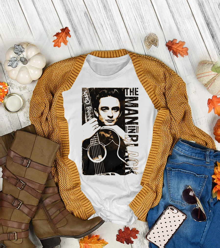 Johnny Cash The Man In Black T-Shirt