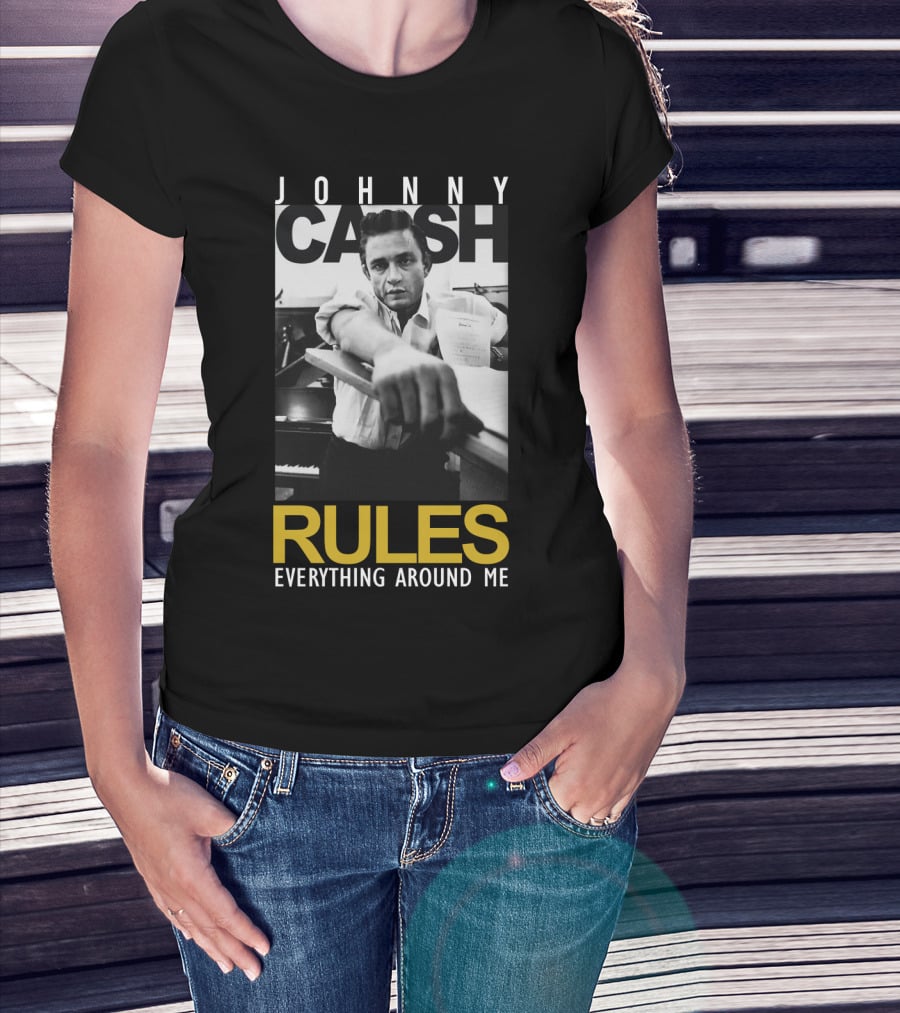 Johnny Cash Rules Everything Around Me T-Shirt