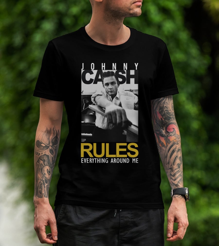 Johnny Cash Rules Everything Around Me T-Shirt
