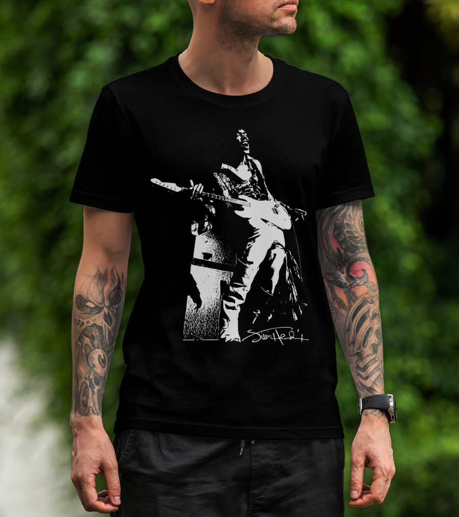 Jimi Hendrix Signature Electric Guitar Performance T-Shirt