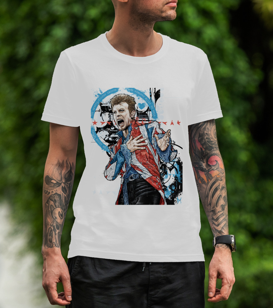 Db Blue Red Union Jacket Stars Iconic Expression T-Shirt
