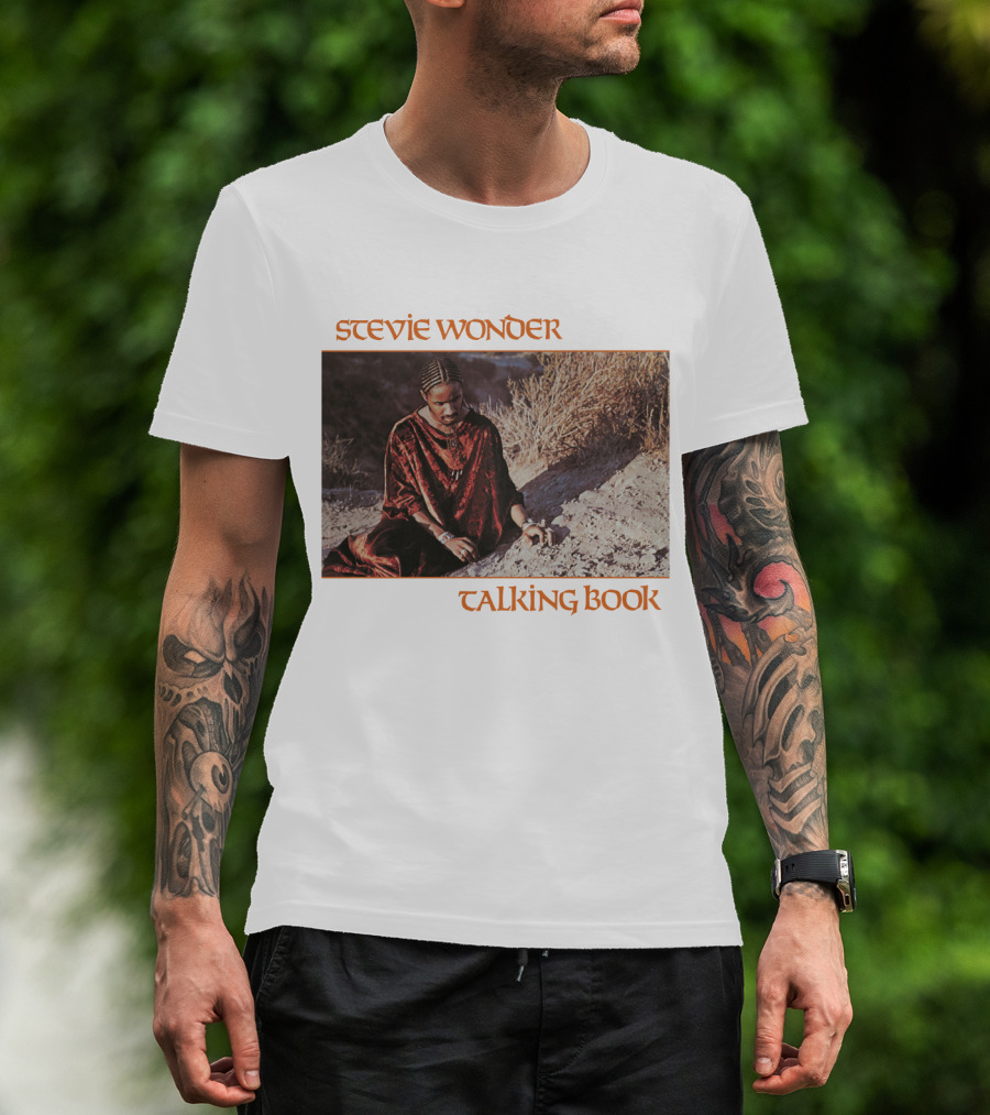 Stevie Wonder Talking Book Album Cover T-Shirt