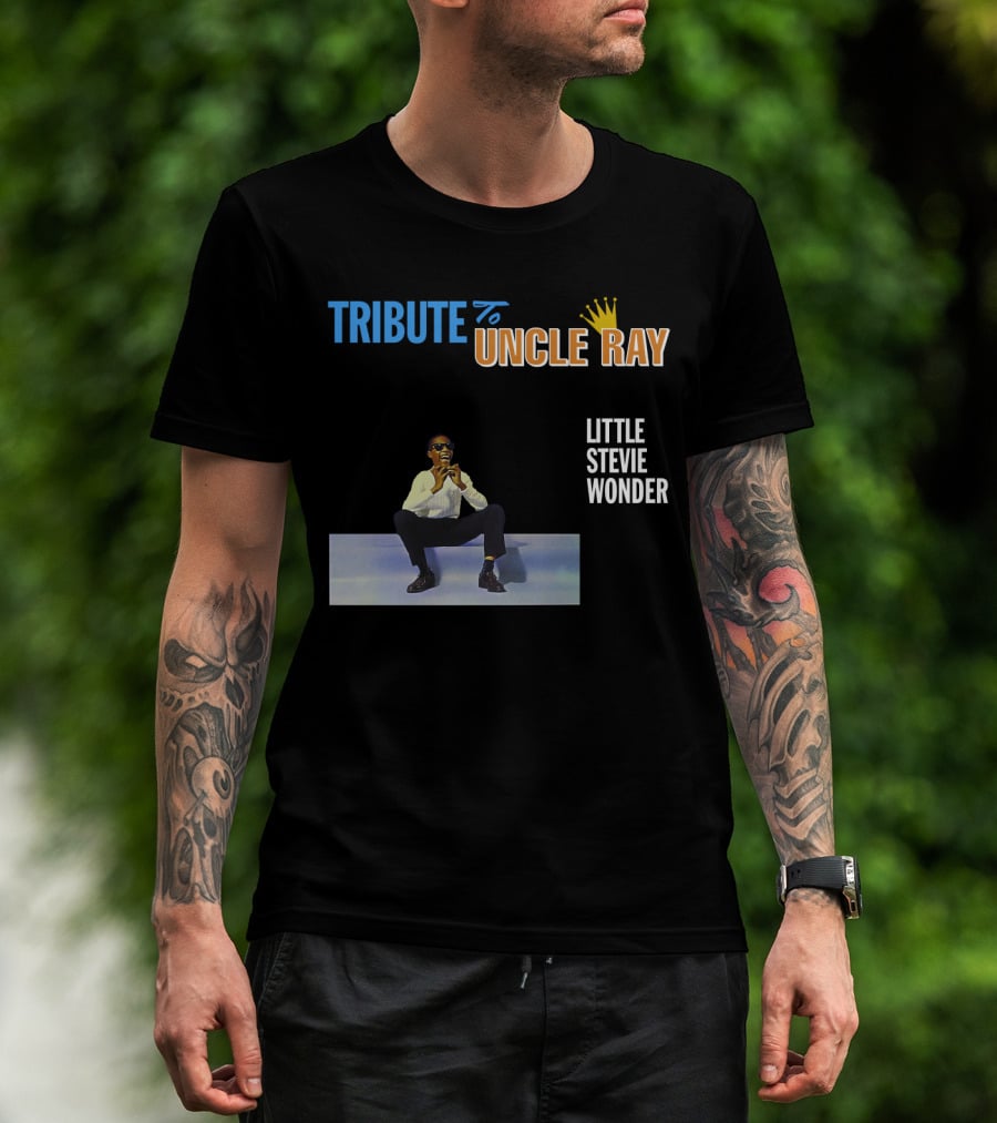 Tribute To Uncle Ray Little Stevie Wonder T-Shirt