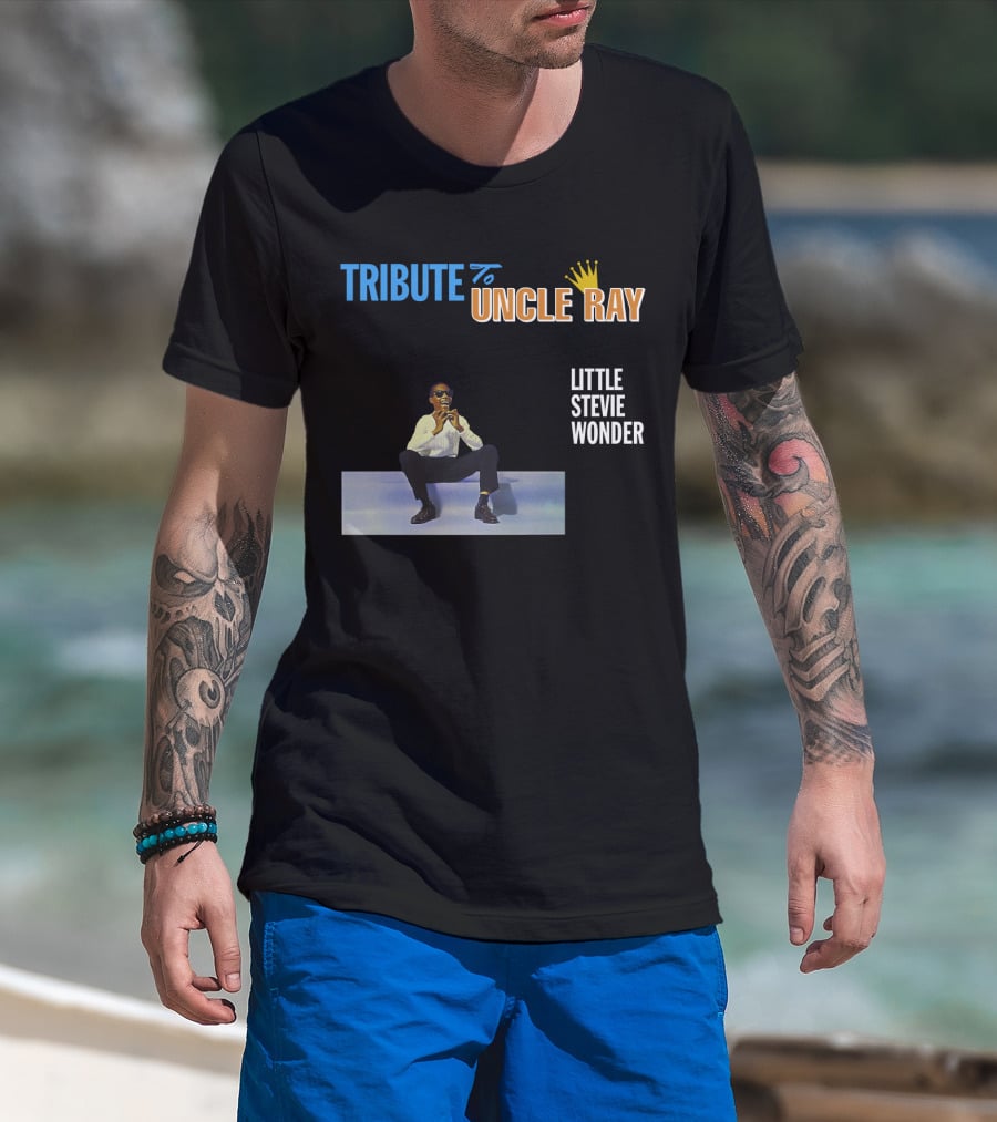 Tribute To Uncle Ray Little Stevie Wonder T-Shirt