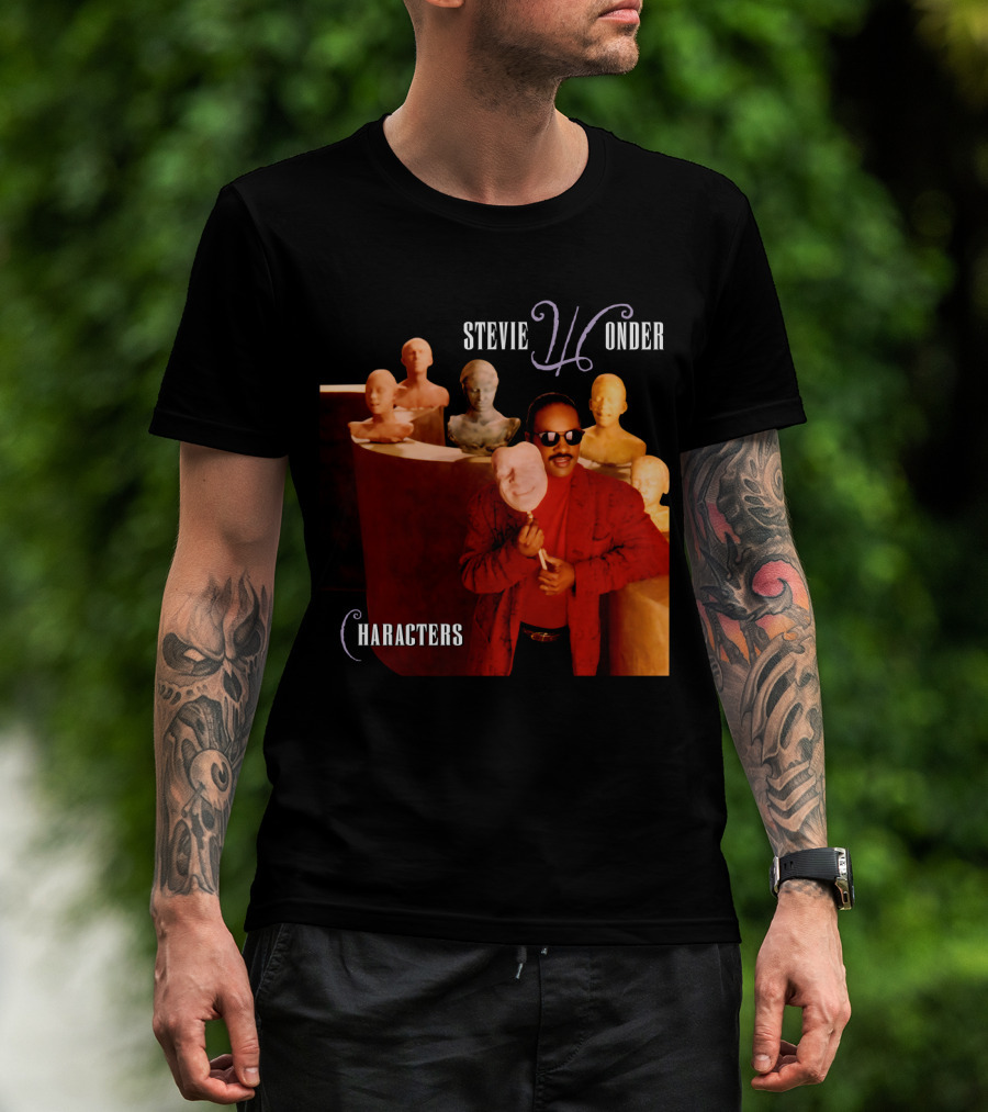 Stevie Wonder Characters T-Shirt