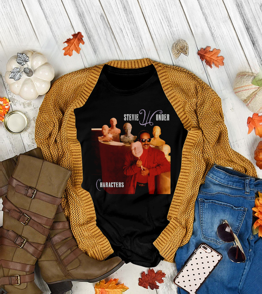 Stevie Wonder Characters T-Shirt