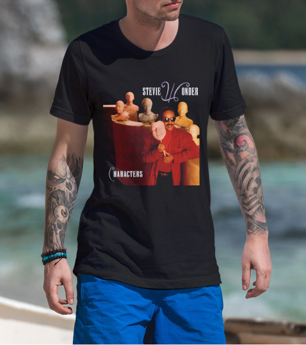 Stevie Wonder Characters T-Shirt