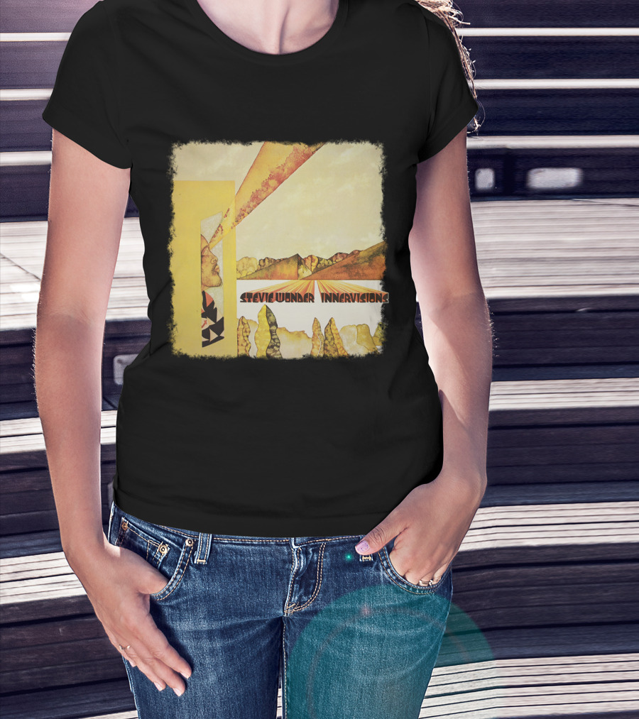 Stevie Wonder Innervisions Album Art Cover T-Shirt