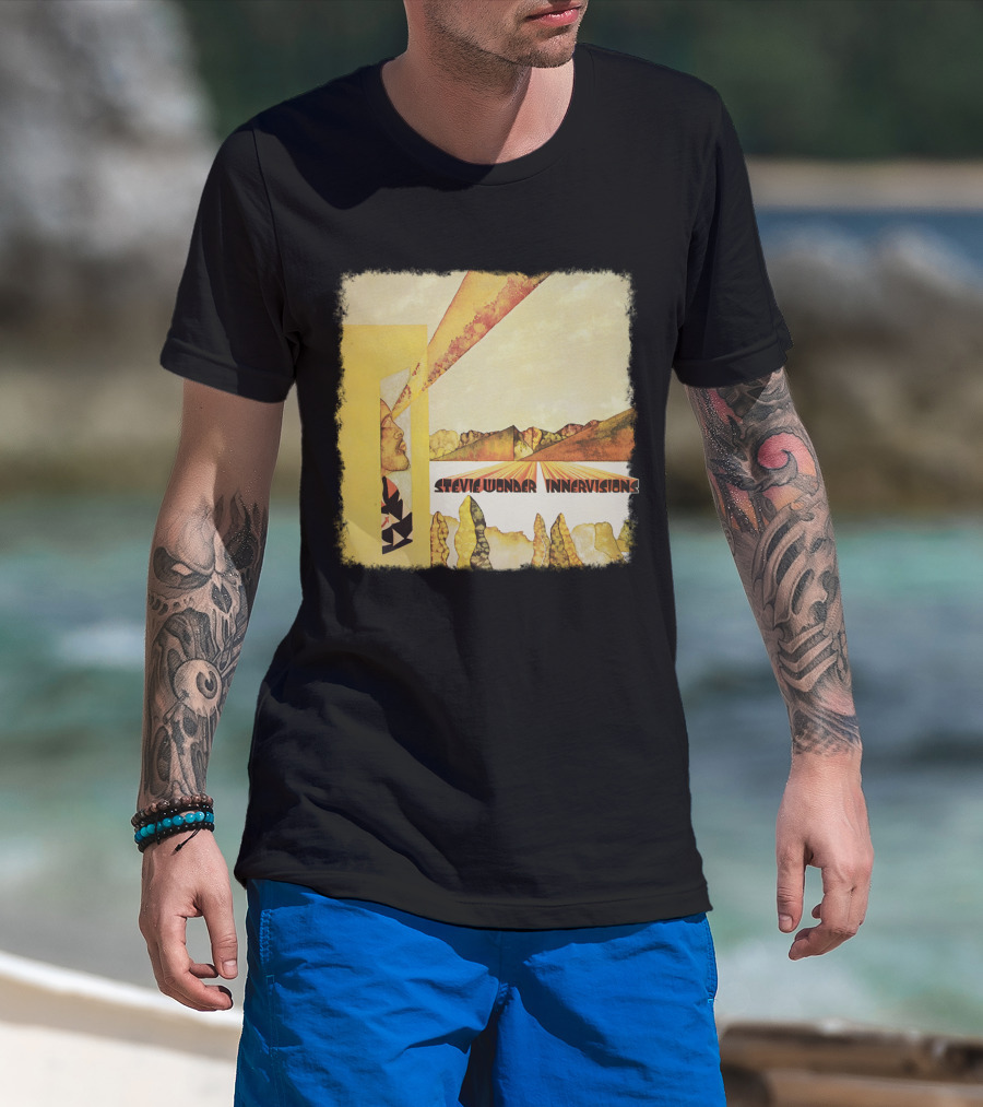 Stevie Wonder Innervisions Album Art Cover T-Shirt