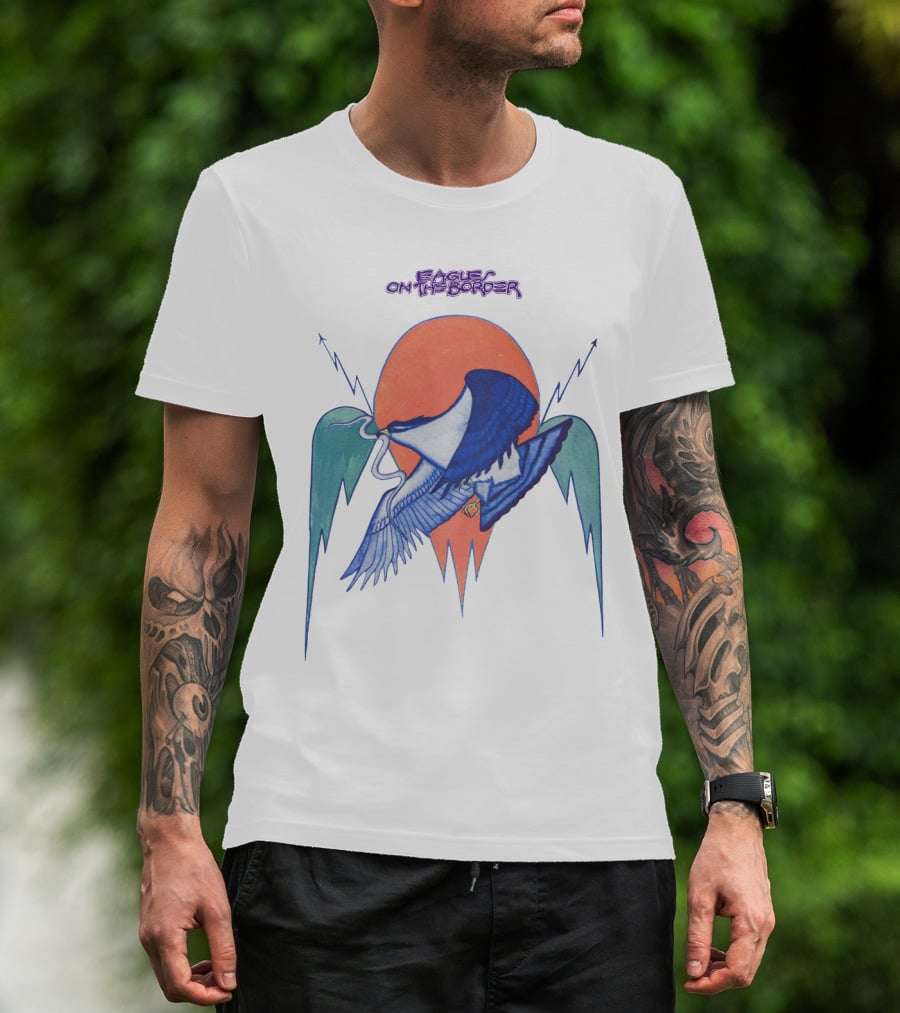 Eagles On The Border Retro Album Art T-Shirt