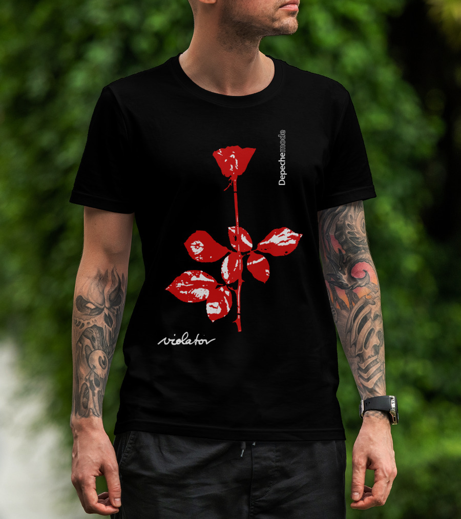 Depeche Mode Violator Red Rose T-Shirt