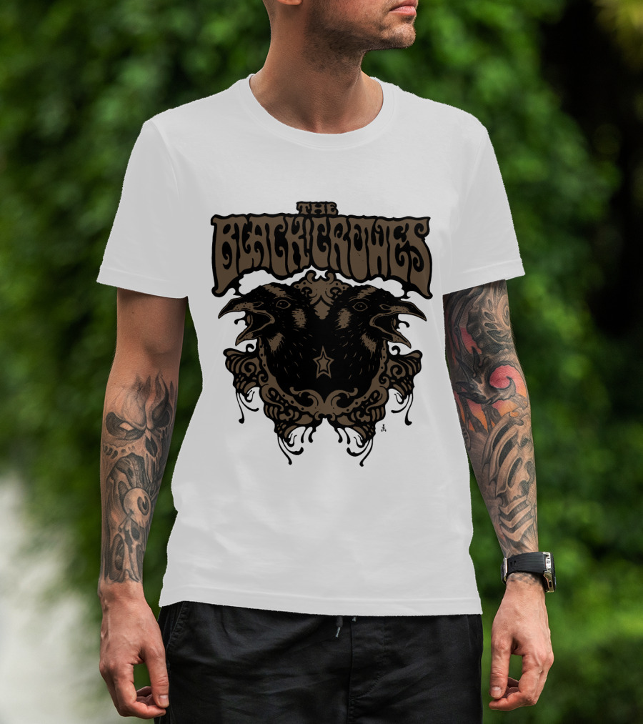 The Black Crowes Two Crows Ornate T-Shirt