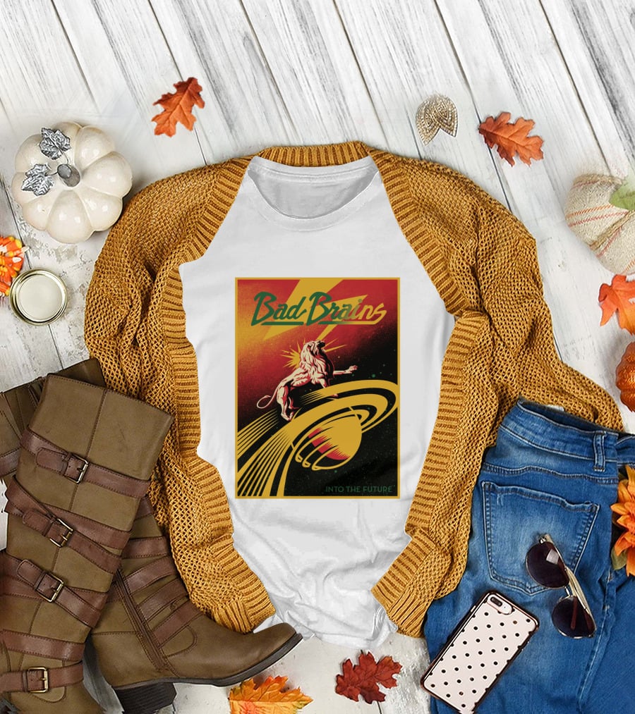 Bad Brains Into The Future Lion And Saturn T-Shirt