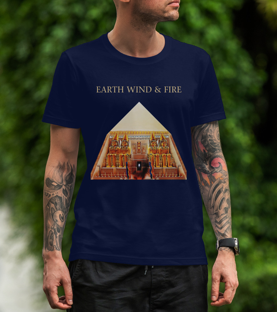 Earth Wind & Fire Pyramid Egyptian Theme T-Shirt