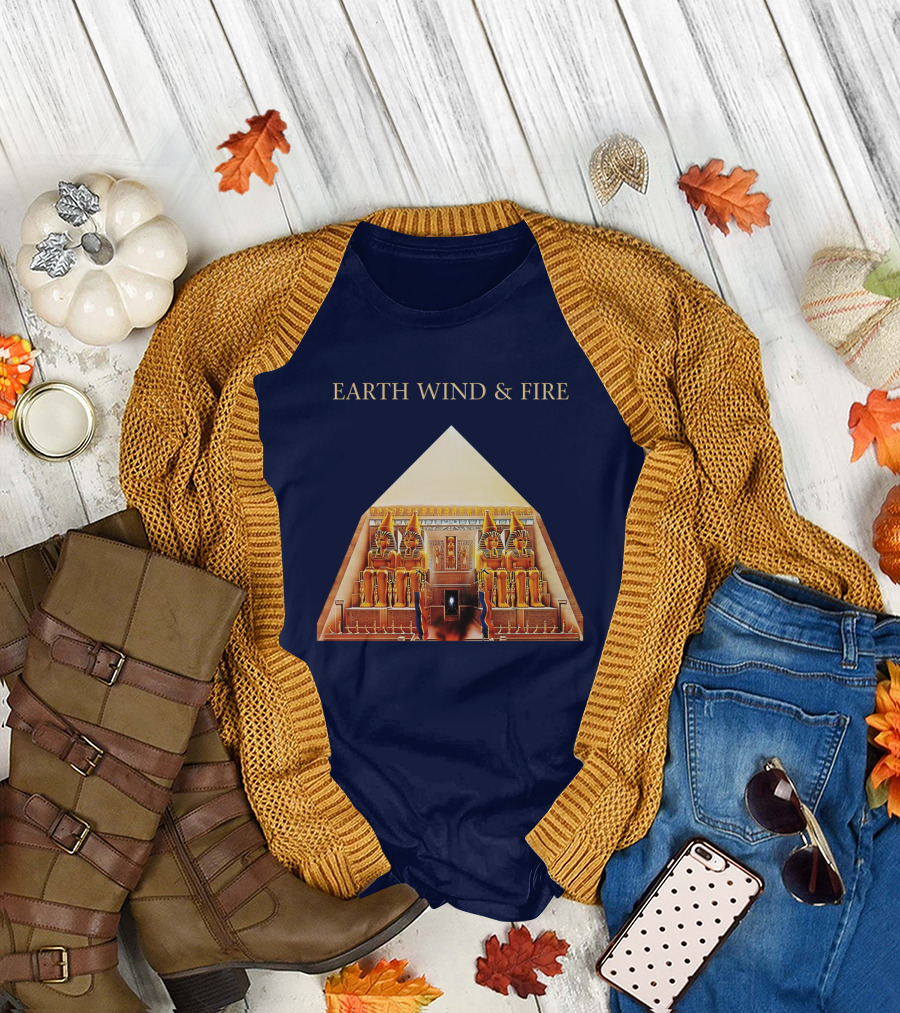 Earth Wind & Fire Pyramid Egyptian Theme T-Shirt