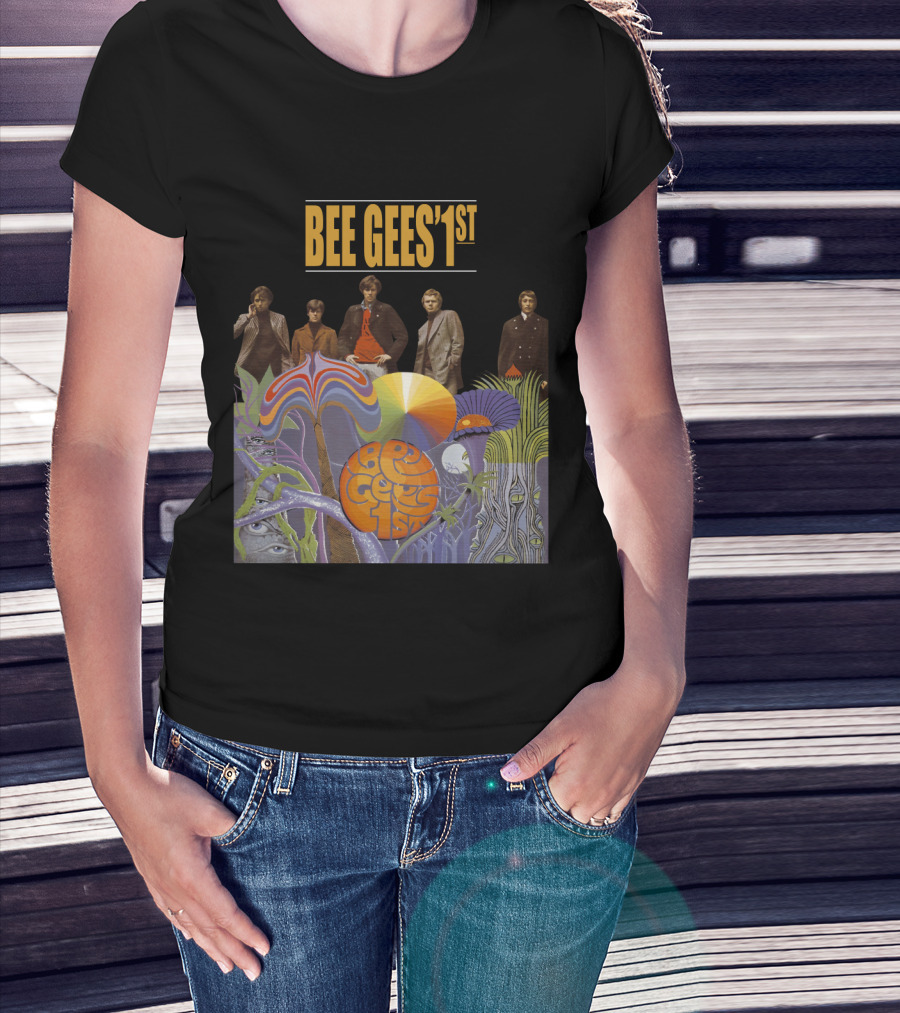 Bee Gees' 1St Psychedelic Album Cover With Band T-Shirt
