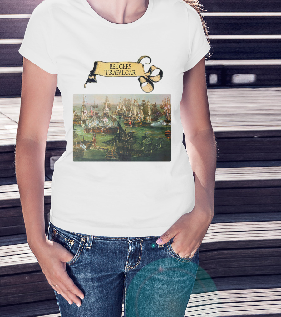 Bee Gees Trafalgar Naval Battle Scene T-Shirt