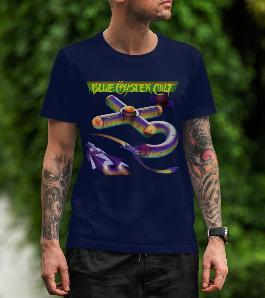 Blue Öyster Cult Club Ninja Spaceship T-Shirt