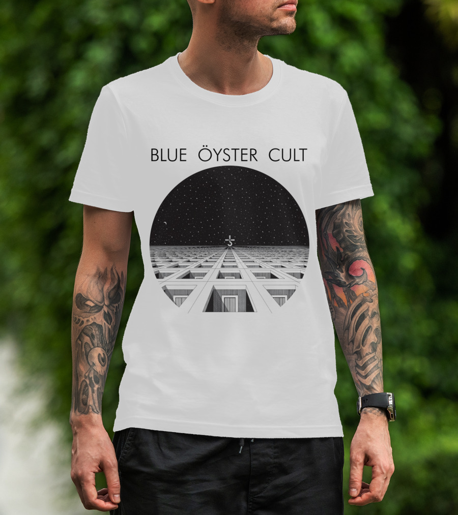 Blue Öyster Cult Imaginos Symbol Starry Night T-Shirt